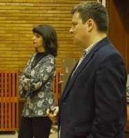 Monica Ene-Pietrosanu si Andrei Pitis la TechLunge Talks